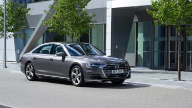 Audi A8 UK - front quarter
