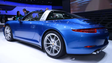 Porsche 911 Targa 4 Detroit show pictures