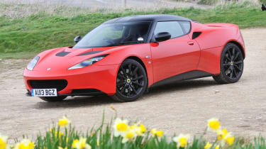 Lotus Evora S Sports Racer red and black front
