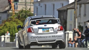 Subaru Impreza STI rear TT record attempt