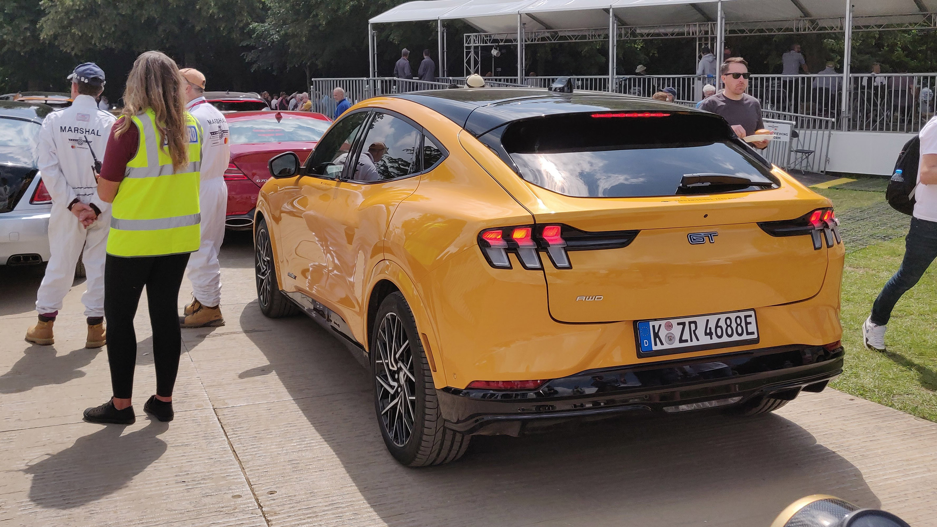 mustang mach e orange