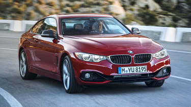 New BMW 4-series coupe red