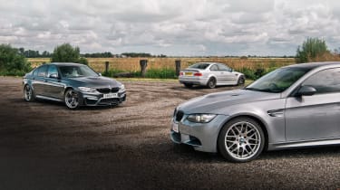 Cheap BMW M3? E46, E92 and F80 go head-to-head