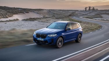 BMW X3M Competition 2022 – front tracking