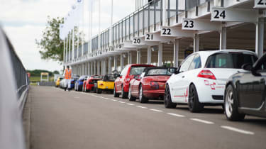 Goodwood track day - pits
