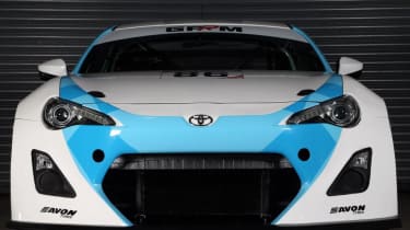 Toyota GT86 GT4 racing car front view