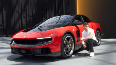 Sam Jenkins with Ferrari Luce