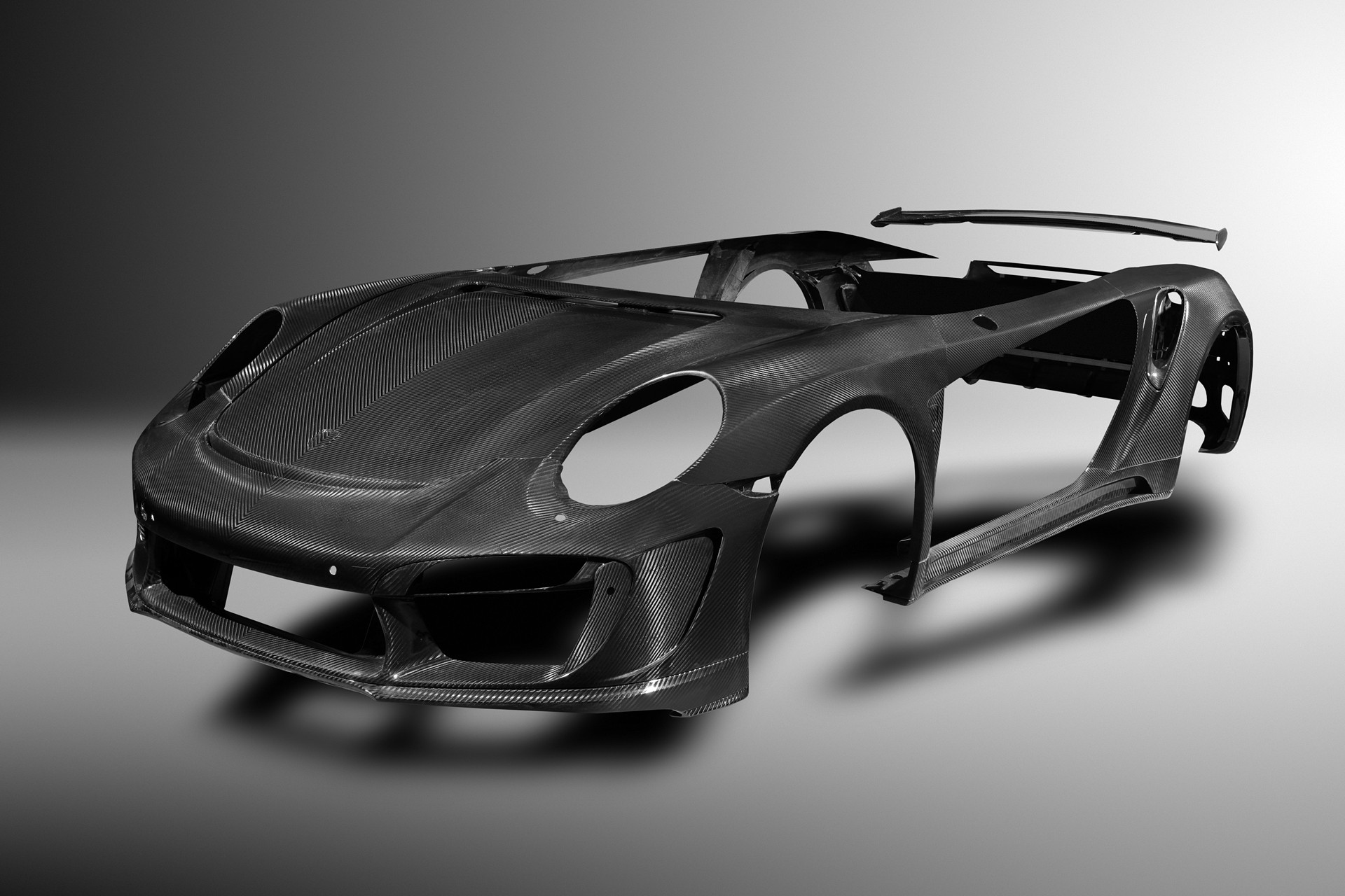 TopCar Design Part 12 Upper Carbon Rear Spoiler for Lamborghini