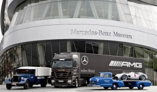 Mercedes car carrier