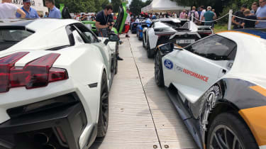 Goodwood FoS Supercar queue - 
