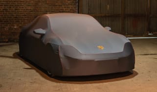 Porsche beneath a Specialised cover