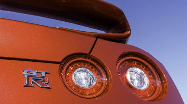 Nissan GT-R badge bootlid spoiler