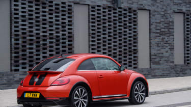 Volkswagen Beetle R-Line rear three quarters