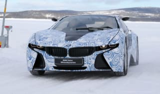 BMW i8 hybrid supercar spy pictures