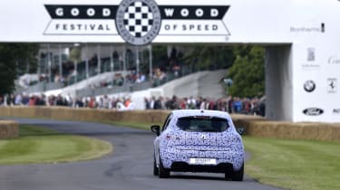 New 2013 Renaultsport Clio Goodwood hillclimb