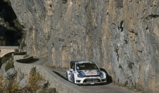 Volkswagen Polo WRC Monte Carlo rally testing