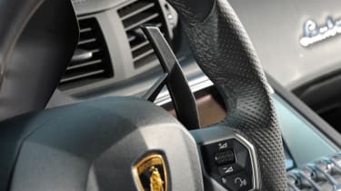 Lamborghini Aventador LP700-4 gearshift paddle