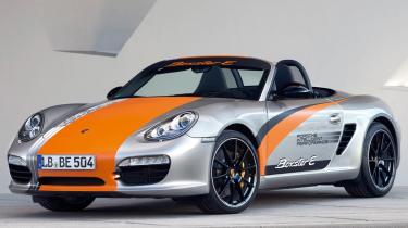 Porsche Boxster electric sports car