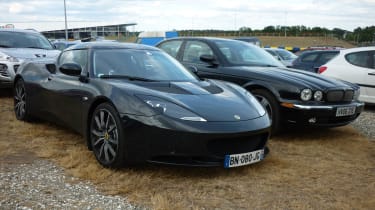 Lotus Evora and Jaguar XJ