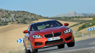 2012 BMW M6 Coupe front corneriong