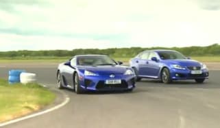 Lexus LFA vs IS-F