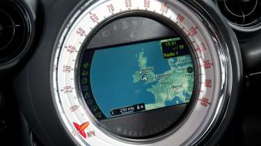 Mini Paceman interior details