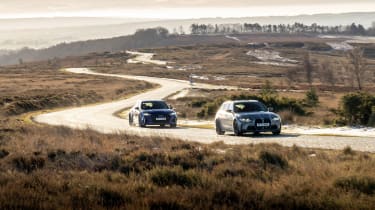 BMW M3 Touring v Audi RS6 – low tracking