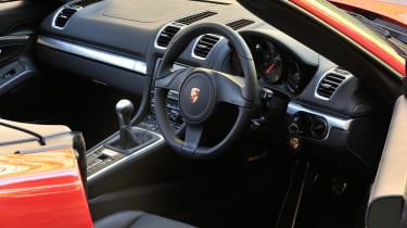 2012 Porsche Boxster 2.7 interior dashboard steering wheel