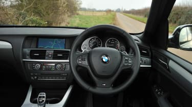 BMW X3 xDrive35d interior dashboard