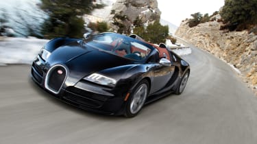 2012 Bugatti Veyron Vitesse front driving