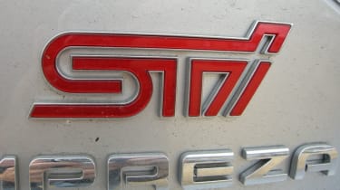 Subaru Impreza WRX STI badge