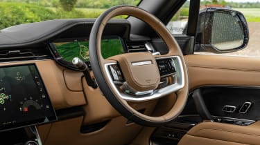 Range Rover 2022 review – steering wheel