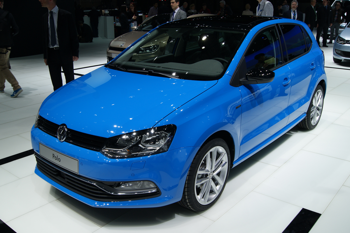  VW  Polo  2014 facelift Geneva 2014 evo