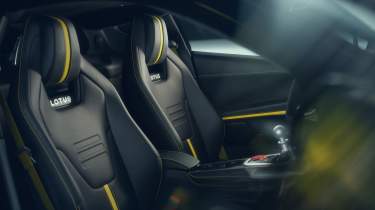 Updated Lotus Emira – seats