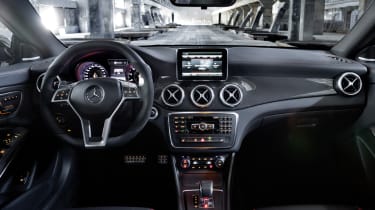 Mercedes-Benz CLA45 AMG interior dashboard