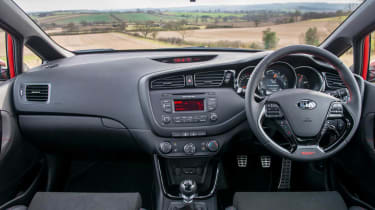 Kia Ceed GT five-door interior dashboard