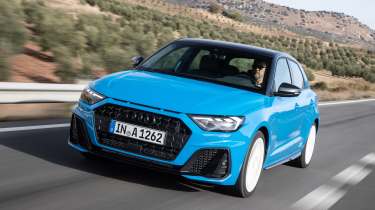 Audi A1 First Edition - blue front quarter