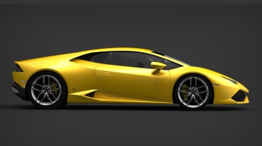Lamborghini Huracan LP610-4 side profile