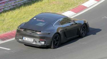 Electric Porsche Cayman rear