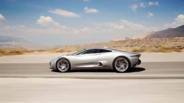 Jaguar C-X75 hybrid supercar makes production