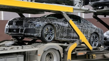 BMW 8-series spy - front