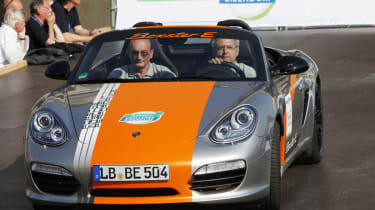 Porsche Boxster electric sports car