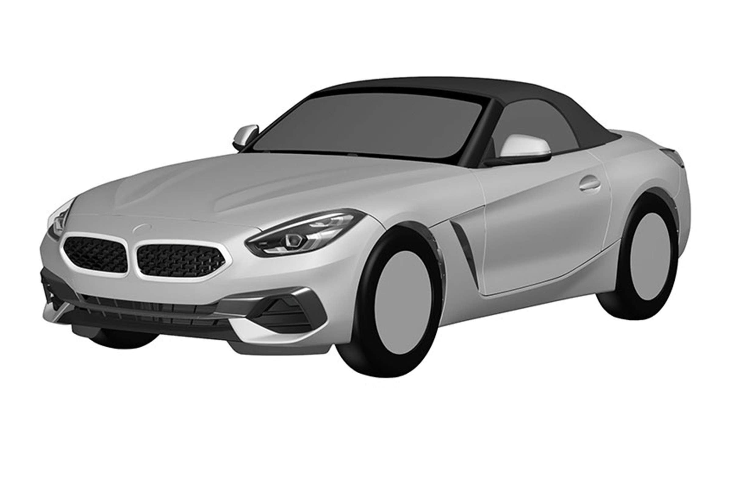 Production-ready 2019 BMW Z4 Roadster leaked in patent drawings