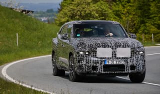 BMW XM prototype drive – front cornering header