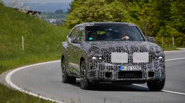 BMW XM prototype drive – front cornering header