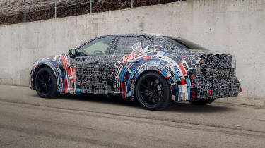 Electric BMW M3 test mules