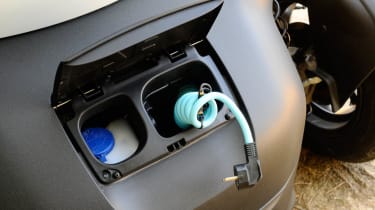 Renault Twizy electric car plug point