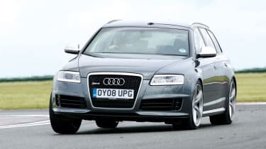 Audi RS6 avant cornering