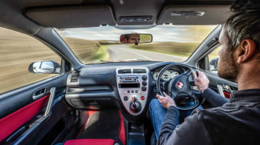 Honda Civic Type R icon – interior driving