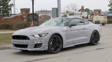 Ford Mustang Shelby GT500 in testing – front quarter